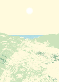 Poster Bréhat île nord, plein soleil Propagande-official