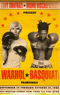 Warhol-Basquiat, quatre mains et un troisième esprit.