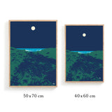 Bréhat île nord. Pleine lune. Comparatif formats. Propagande-official.
