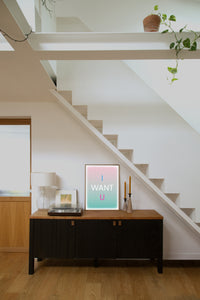 Affiche poster maison Propagande I want U