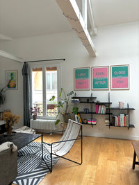 Serie Eden affiches triptyque maison Propagande