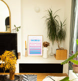 affiches poster  words  give you life maison Propagande