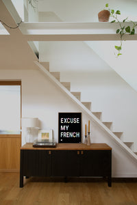 poster Affiche  Excuse My French maison Propagande 